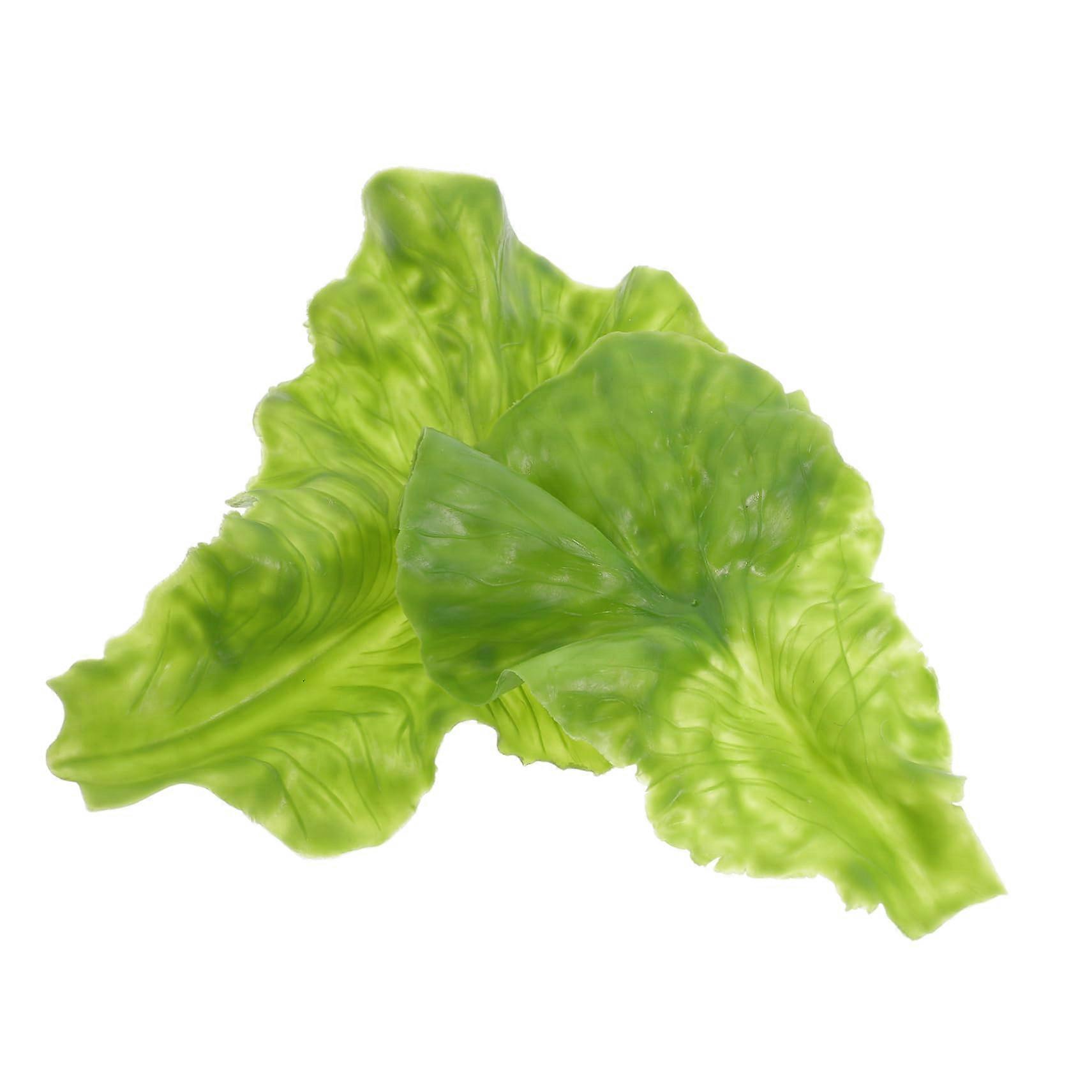 Pack of 2 Artificial Salad, Fake Salad, Simulated Salad Leaf Models