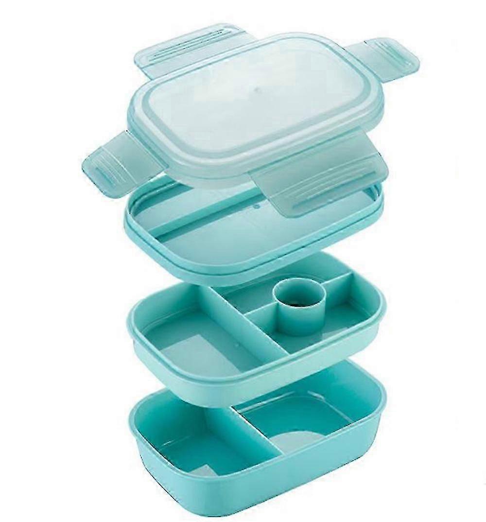 Lunch Box For Adults, 1900 Ml Lunch Box With Compartments, Leak-proof Bento Box