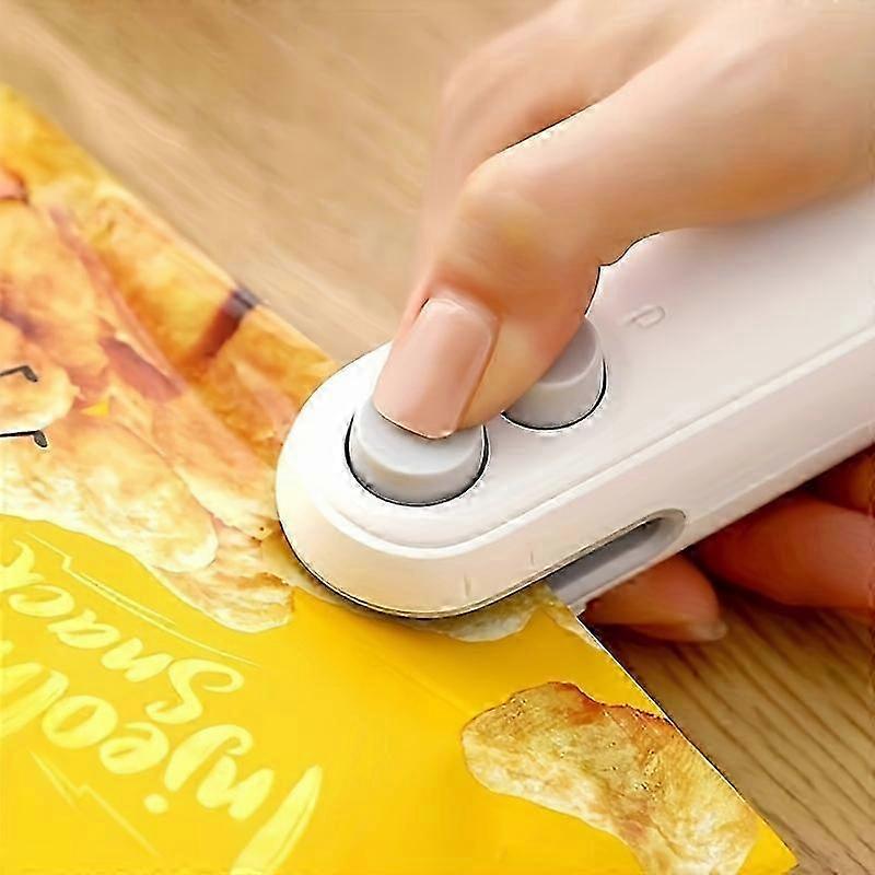 White Sealing Machine for Safe & Easy Operation - Compact Heat Sealer for Food Preservation and Packaging