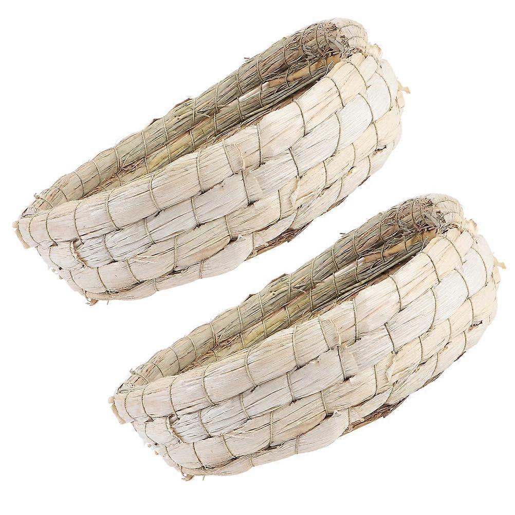 2pcs Pigeon Nests for Household Pet Bird Hatching Decorative Carrier Egg Container