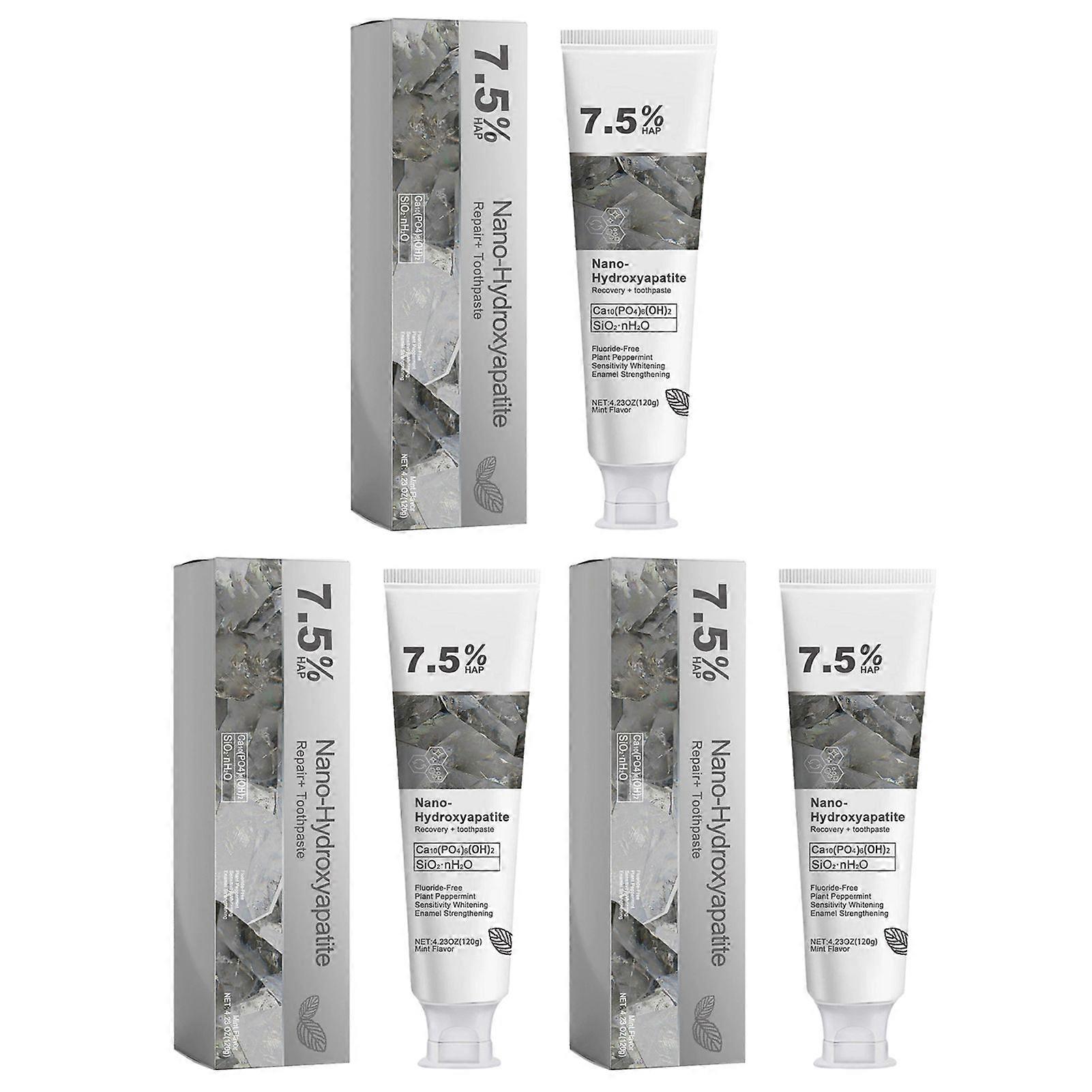 7.5% Hap Nano-Hydroxyapatite Toothpaste Advanced Enamel Protection & Fresh Breath for Sensitive Teeth
