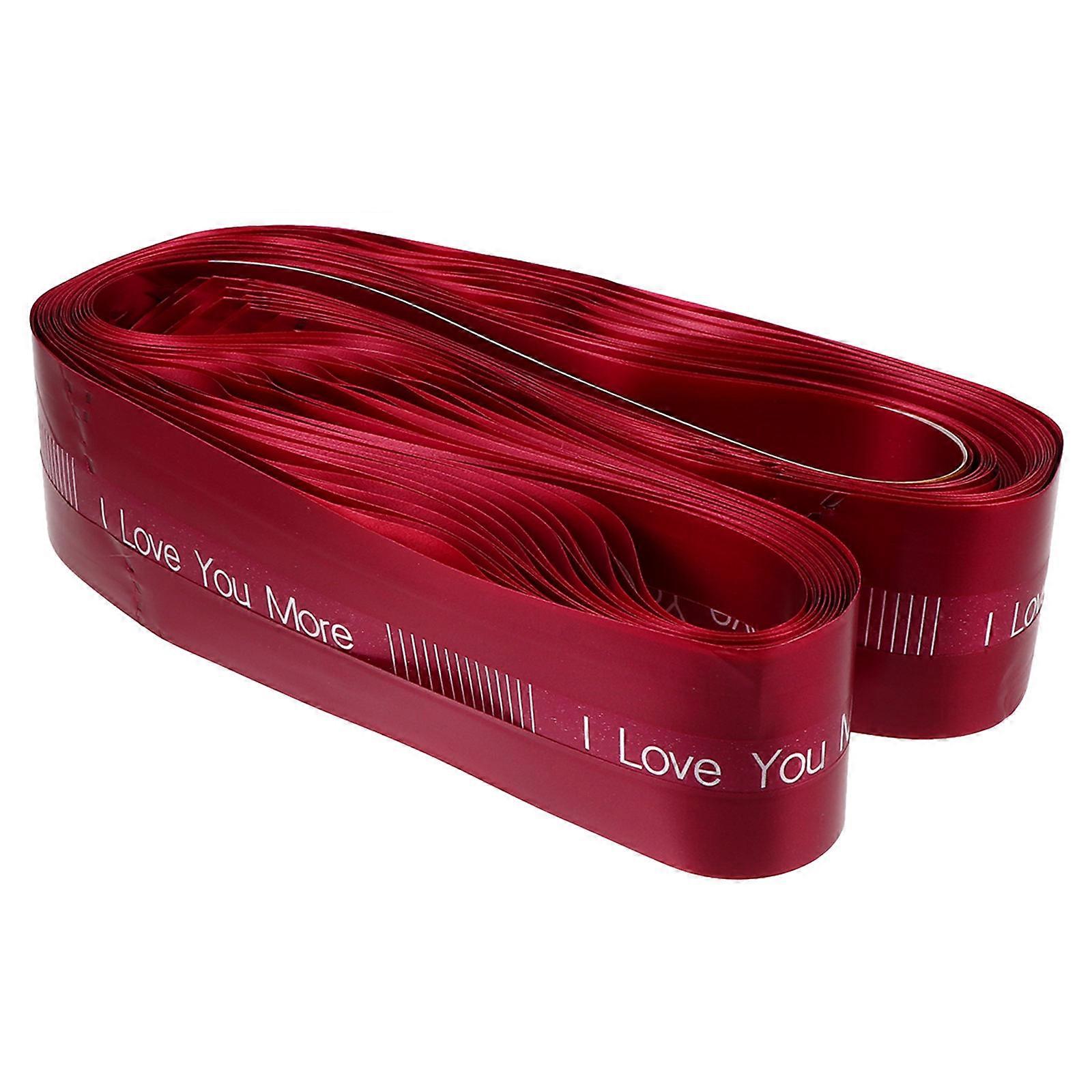 Red Pull Bow Car Pull Bow for Decor 10Pcs Wedding Scenes Gift Wrapping