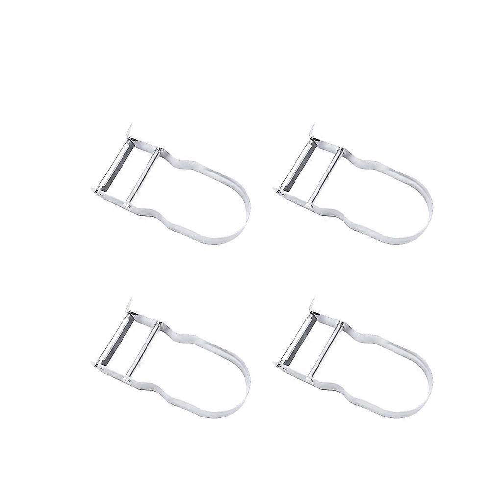 Stainless Steel Vegetable Kitchen Gadget for Home Silver 4pcs