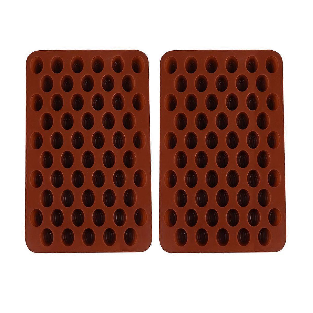 2PCS Creative Shaped Design Baking Tools Baking Gadgets Multi-Purpose Silicone Molds for Chocolate (Style 13, Random Color)