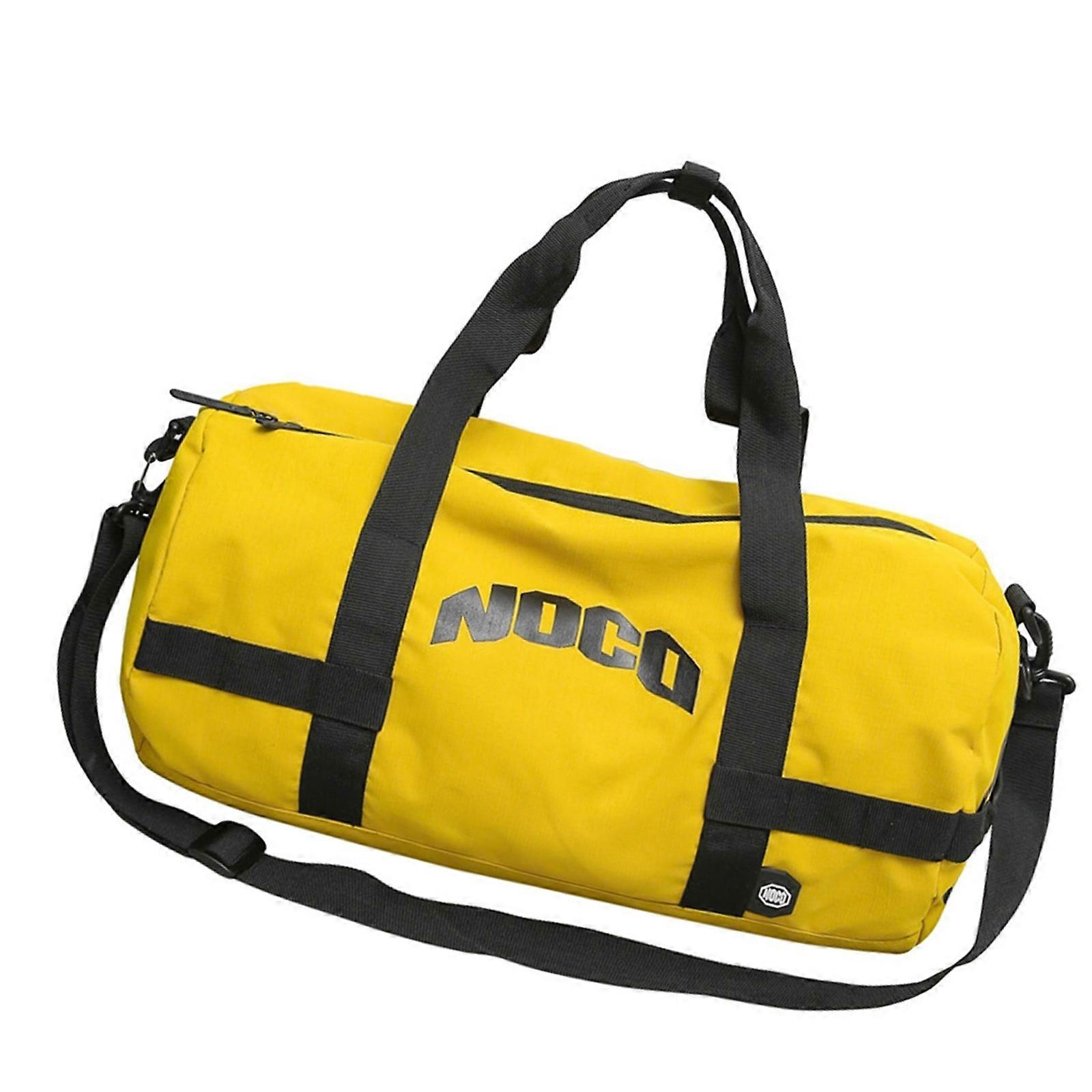 Sophisticated Carry On Weekender Bag with Multiple Compartments Adjustable Shoulder Strap for Commuters Students  Yellow