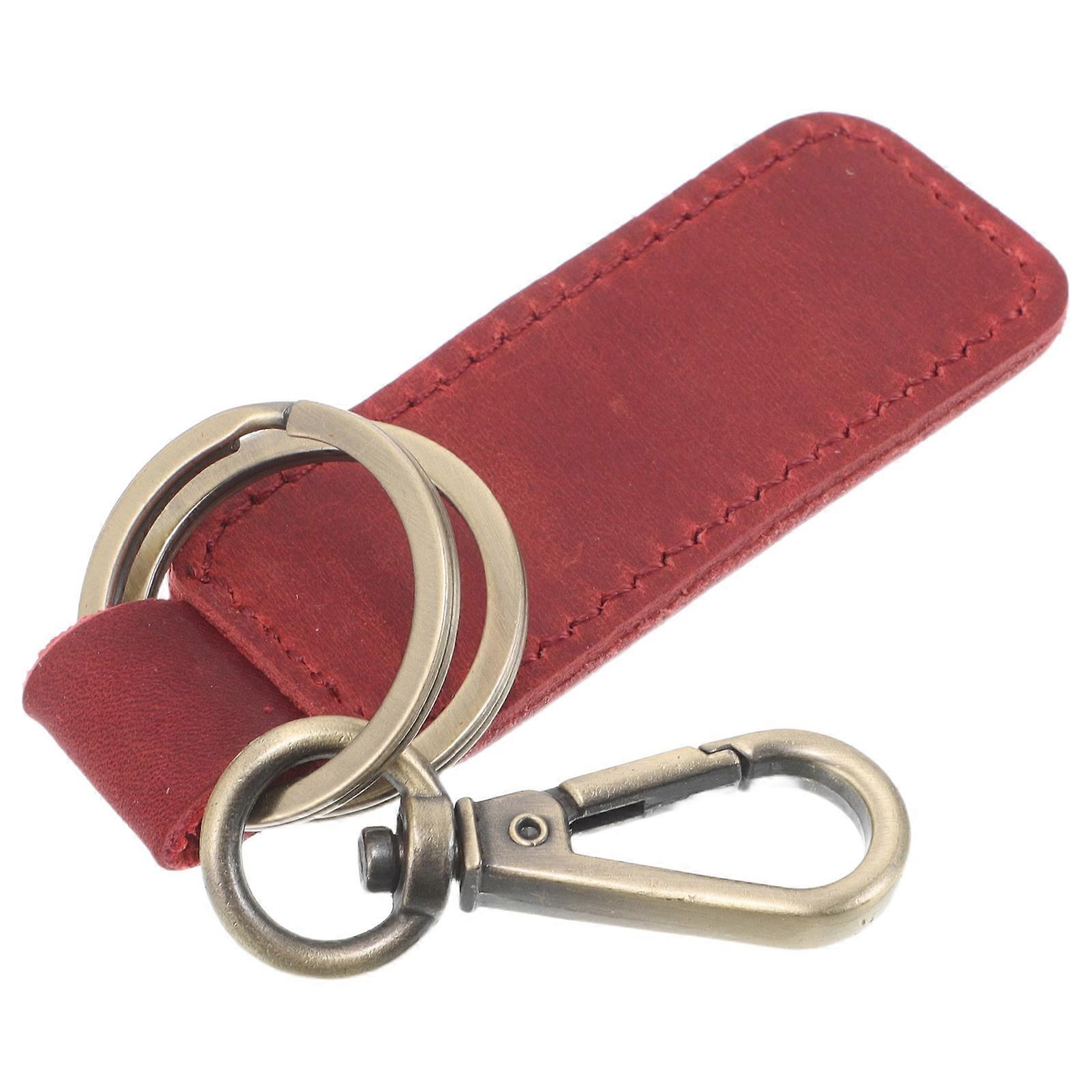 Vintage Car Keychain with Metal Ring for Car Keys