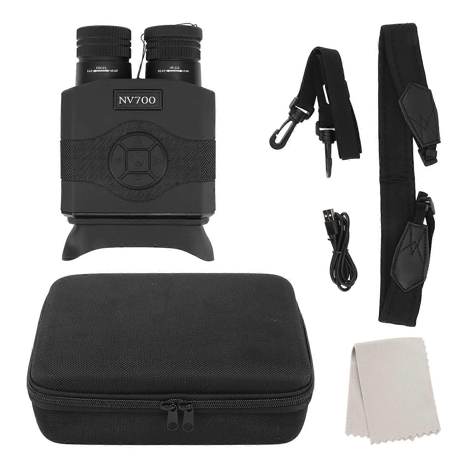 720P Night Goggles with 3.5in LCD Infrared Video Recording Digital Night Vision Binoculars for Day and Night