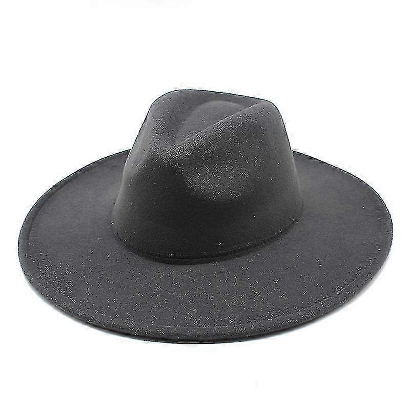 قبعة صوف عريضة الحواف لفصل الشتاء - فيدورا دافئة قابلة للكسر للرجال والنساء