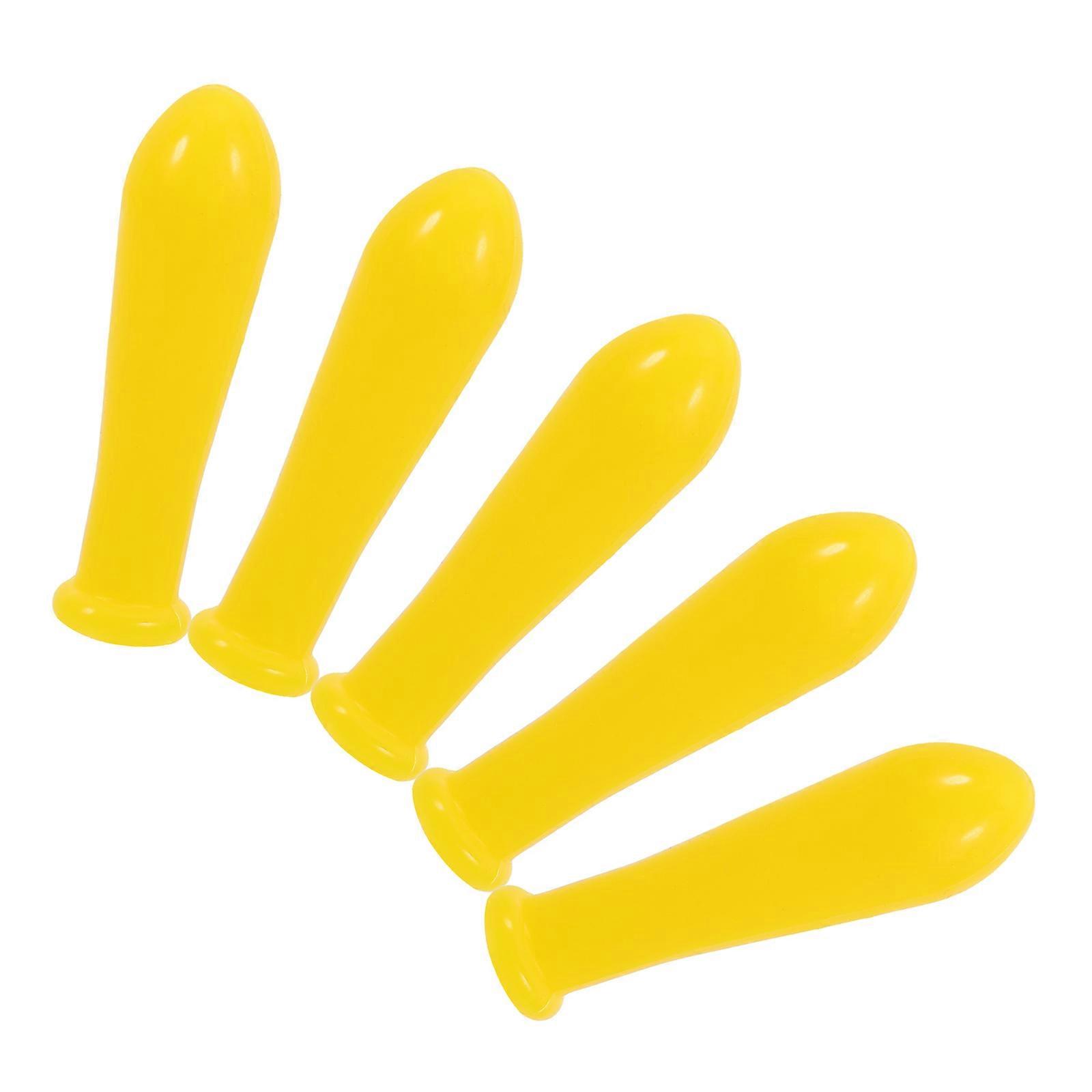 Silicone Dropper Caps Set of 5 Graduated Transfer Pipette Caps for Accurate Liquid Measurement, Versatile Use in Crafts, DIY Projects and Lab
