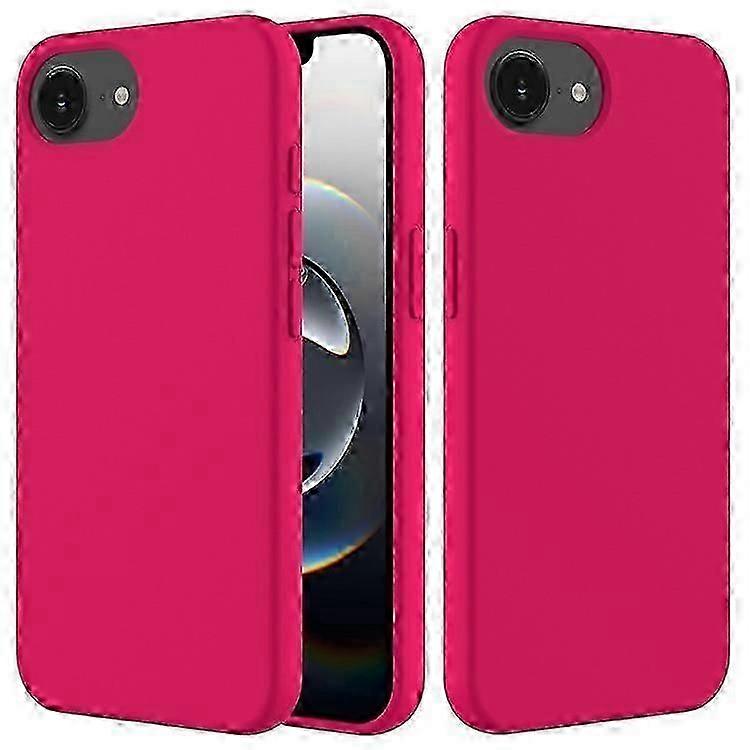 Compatible For Iphone 16e Case Drop Proof Liquid Silicone Soft Lining Back Phone Cover