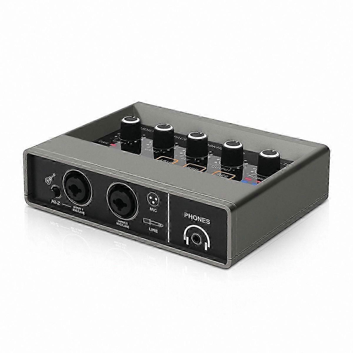 USB Audio Interface Mixer Sound Card for Professional Use