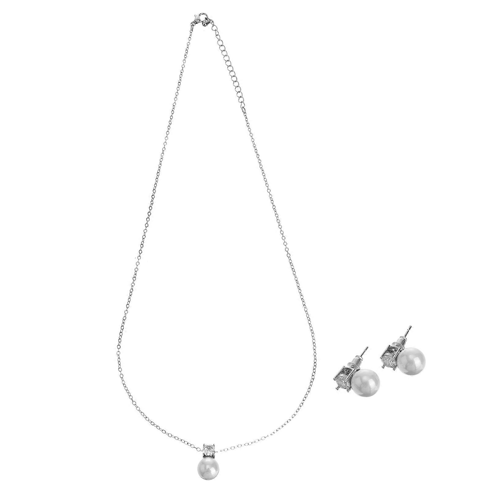 Handcrafted Women's Earring Necklace Set, Ideal for Parties and Anniversaries