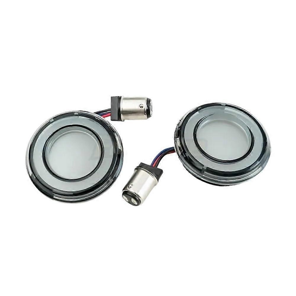 1157 Bullet Style Front Indicator Case Compatible With Harley Touring Road Glide Models