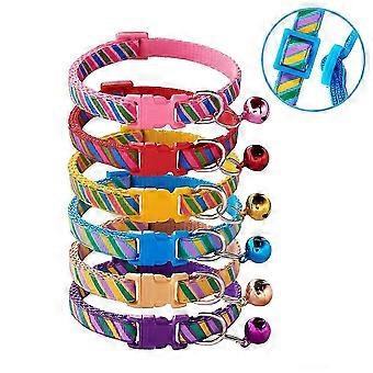 Pet Products Pet Reflective Patch Collar Cats Collar Bell Collars Pet Luminous Collars Teddy Bomei Small Dog Collar Pet Supplies