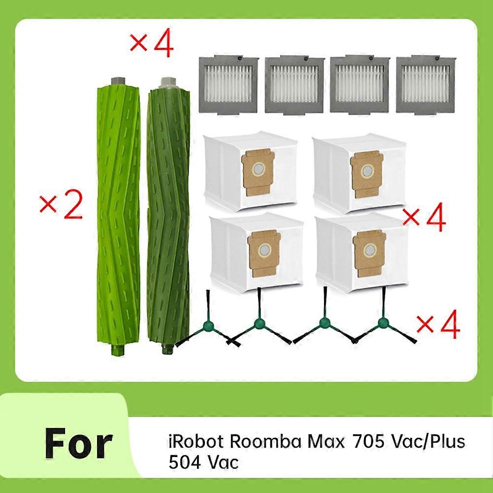 Lot De 4 Filtres HEPA Pour IRobot Roomba 705/504 - Filtration Haute Efficacité, Lavables Et Réutilisables