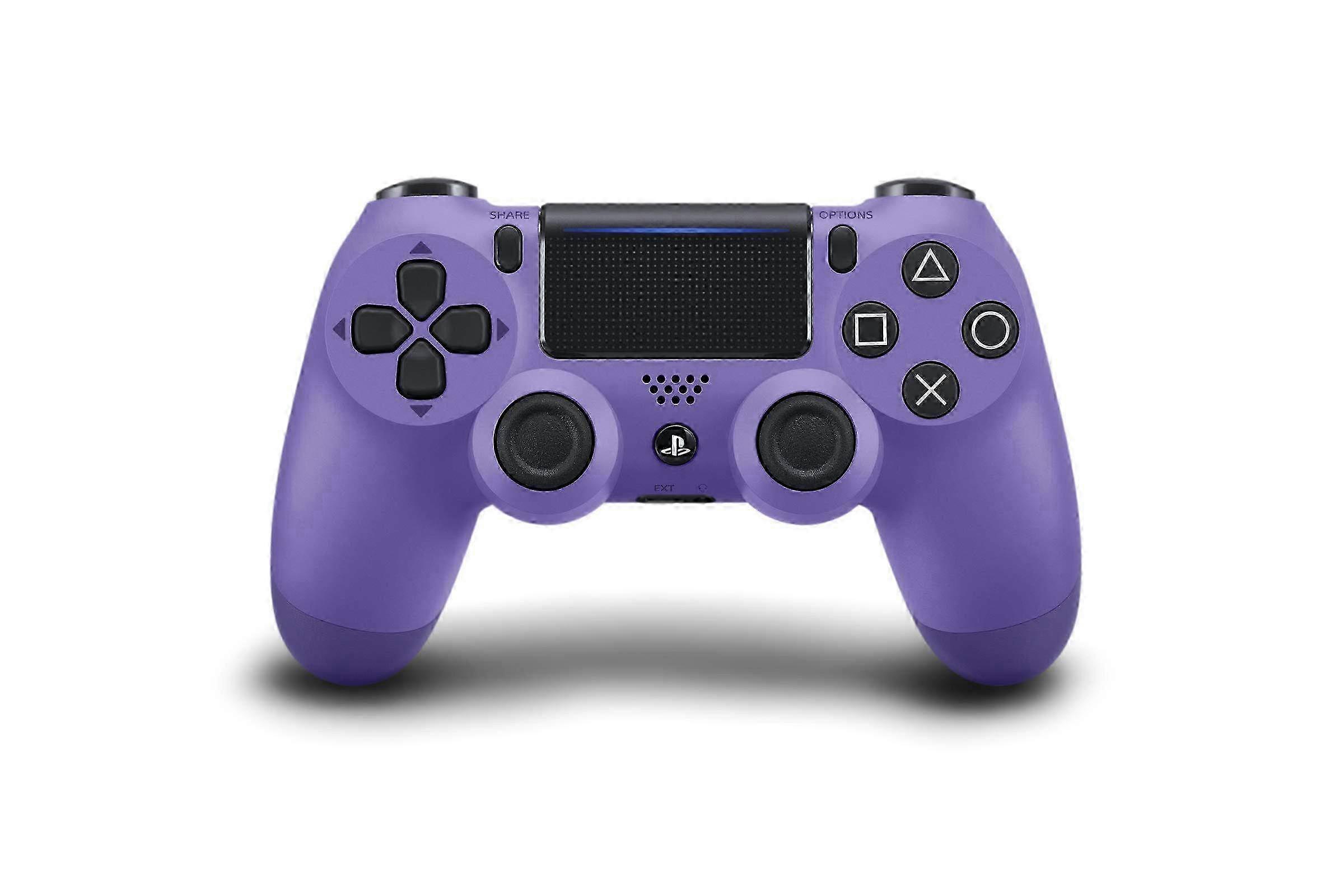 Controller di gioco elettrico wireless per console PlayStation 4 PS4, compatibile con DualShock 4 in colore viola (modello Reed)