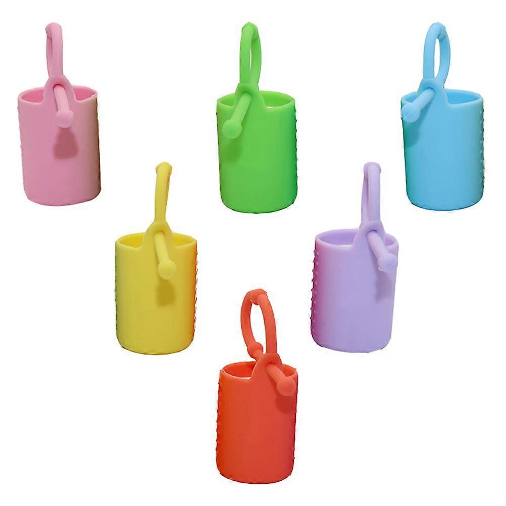 6Pcs Essential Oil Bottle Silicone Protector and Protective Shell
