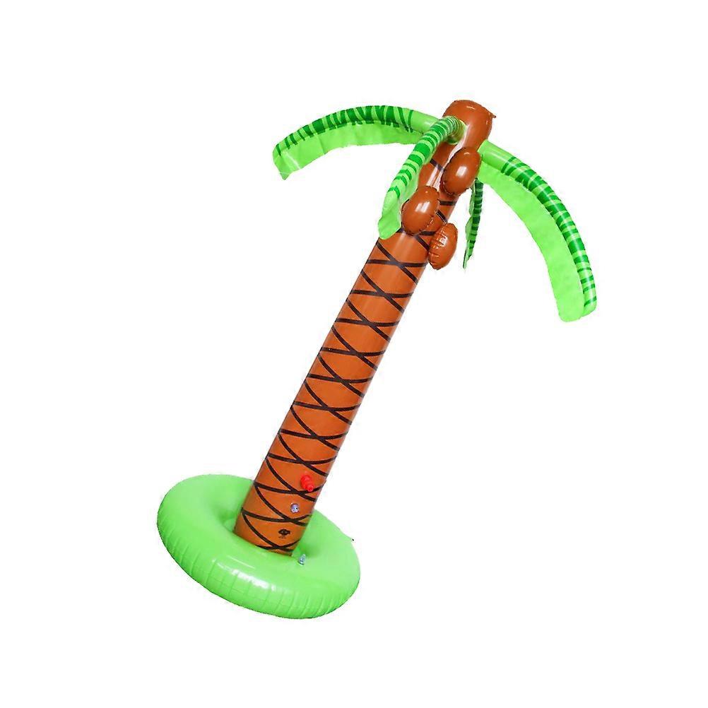 Inflatable PVC Coconut Tree Toy for Children Playing with Water Spray Function 6844818
