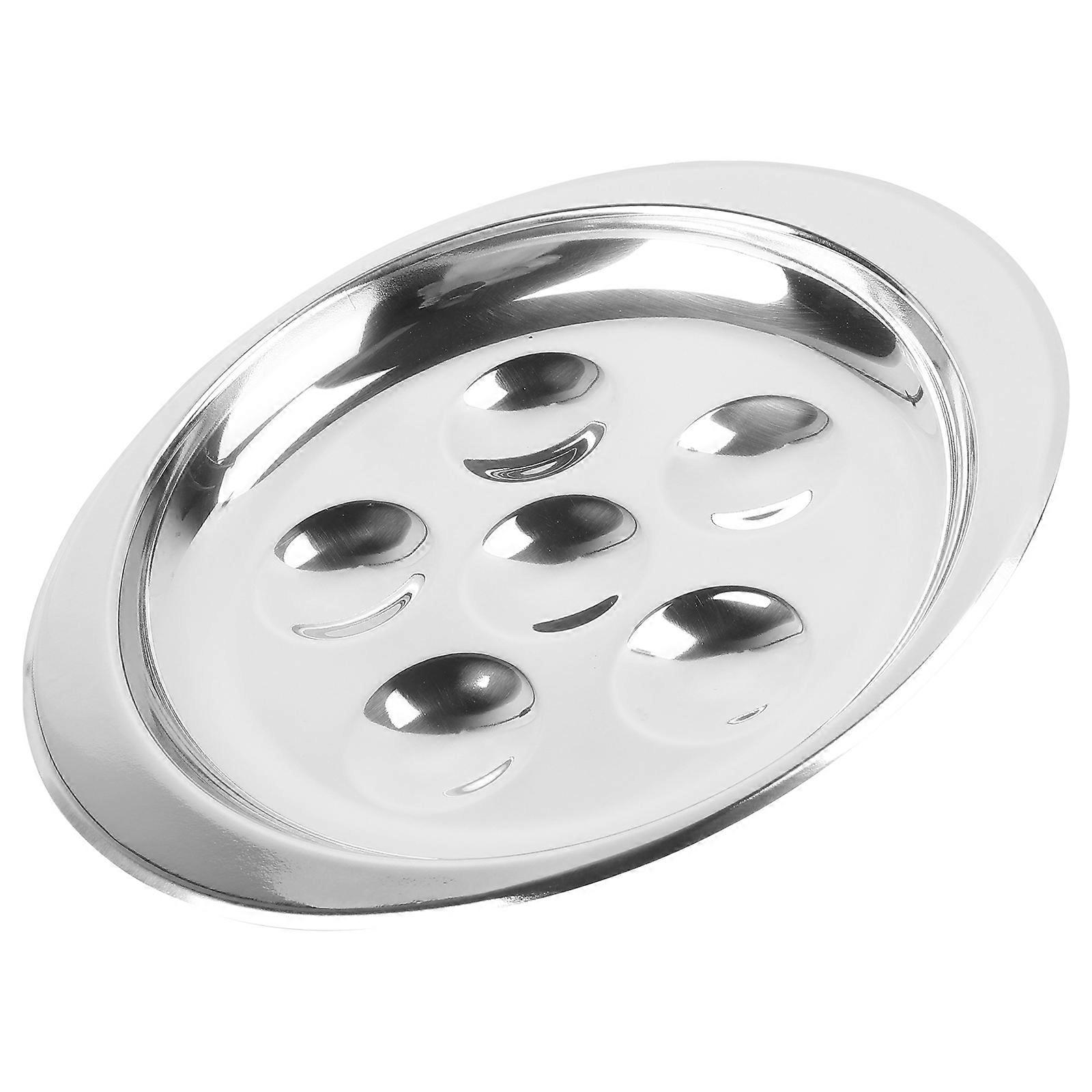 طبق طعام Escargot طبق طبق من الفولاذ المقاوم للصدأ للمطعم والفندق مع وظيفة مقاومة للحرارة ذات شكل أنيق 1 مجموعة