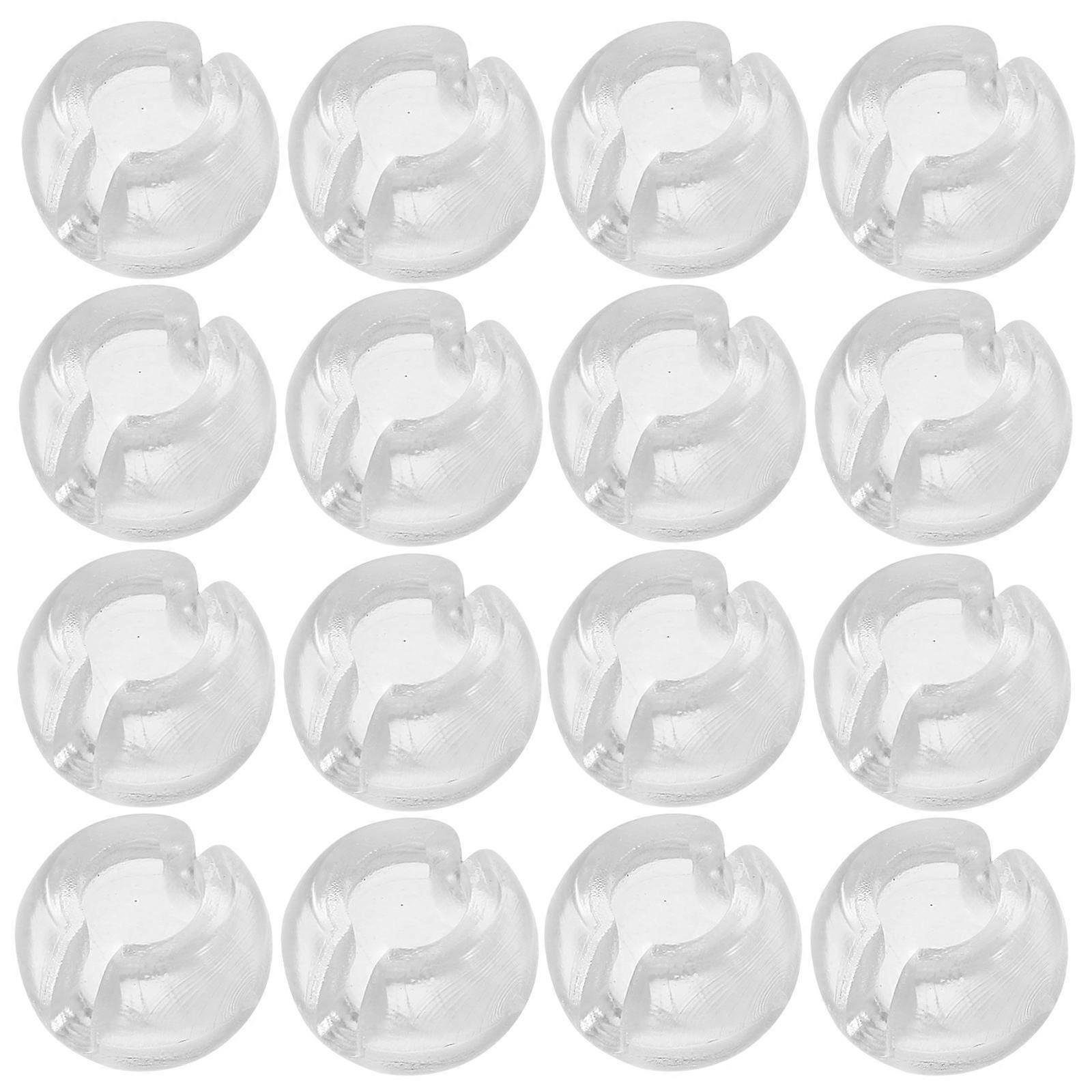 50pcs Clear Bead Chain Stops for Vertical Blinds Roller Shades and Curtains Accessory