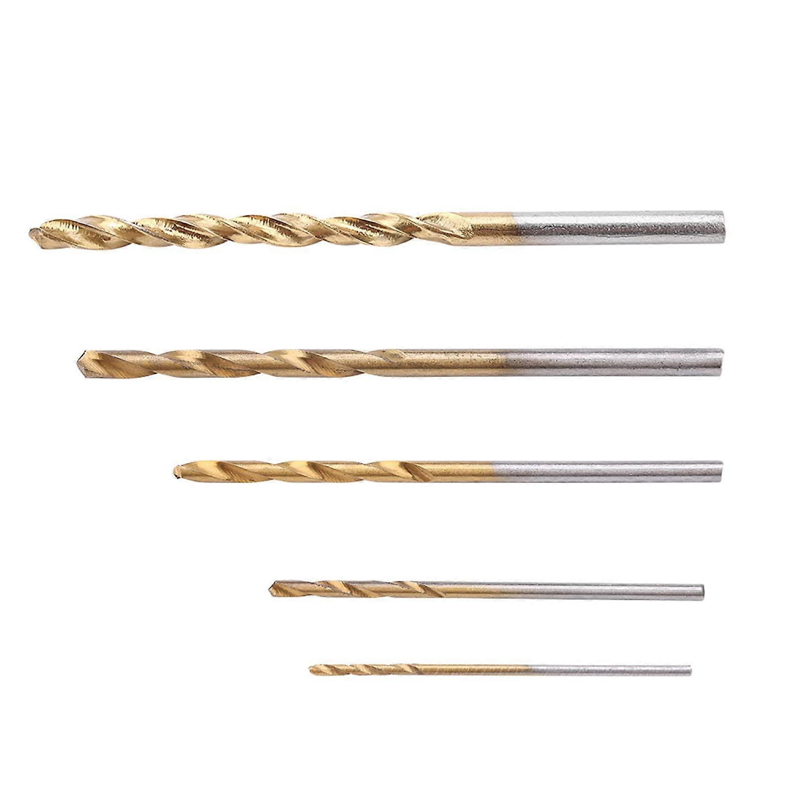 Speed Steel Drill Bit Set, 50-Piece Drill Bits, Durable Plated For Hand Drills And DIY Projects, Hand Drill Compatible