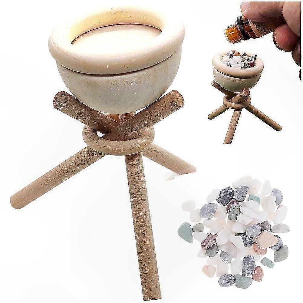 Natural Wooden Aromatherapy Diffuser for Essential Oils, Handmade Eco-Friendly Design