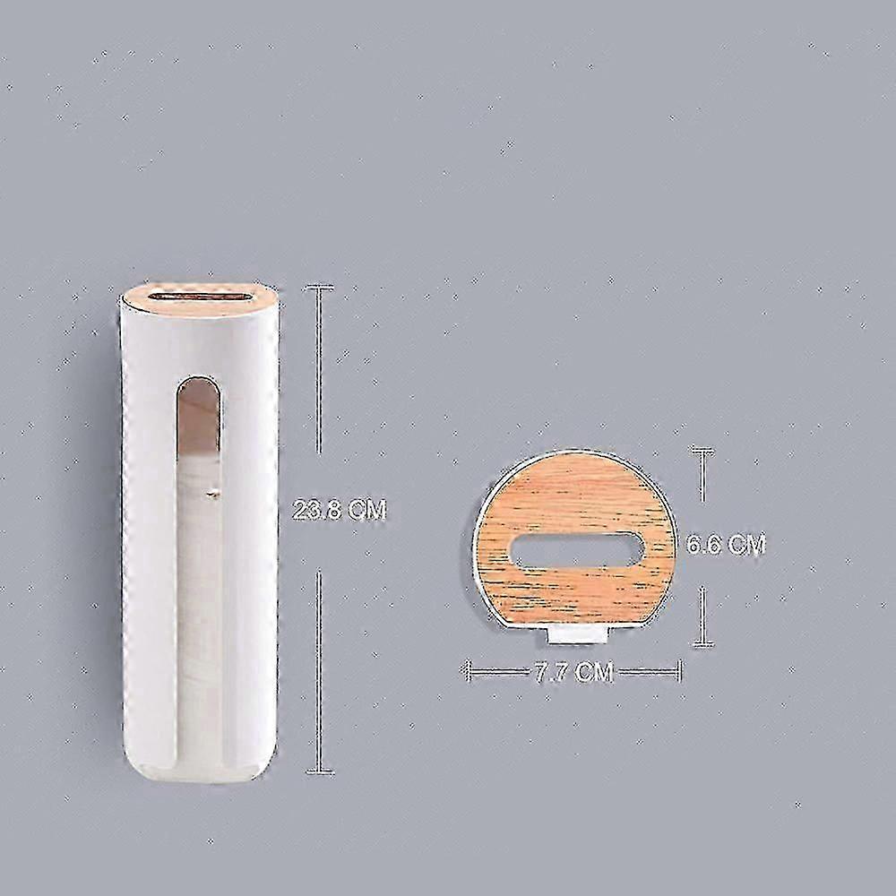2025 Wall Mounted Cotton Pad Holder, Makeup Pad Organizer With Transparent Window For Quantity Check, Automatic Press Type Dustproof Hygiene For Bathr