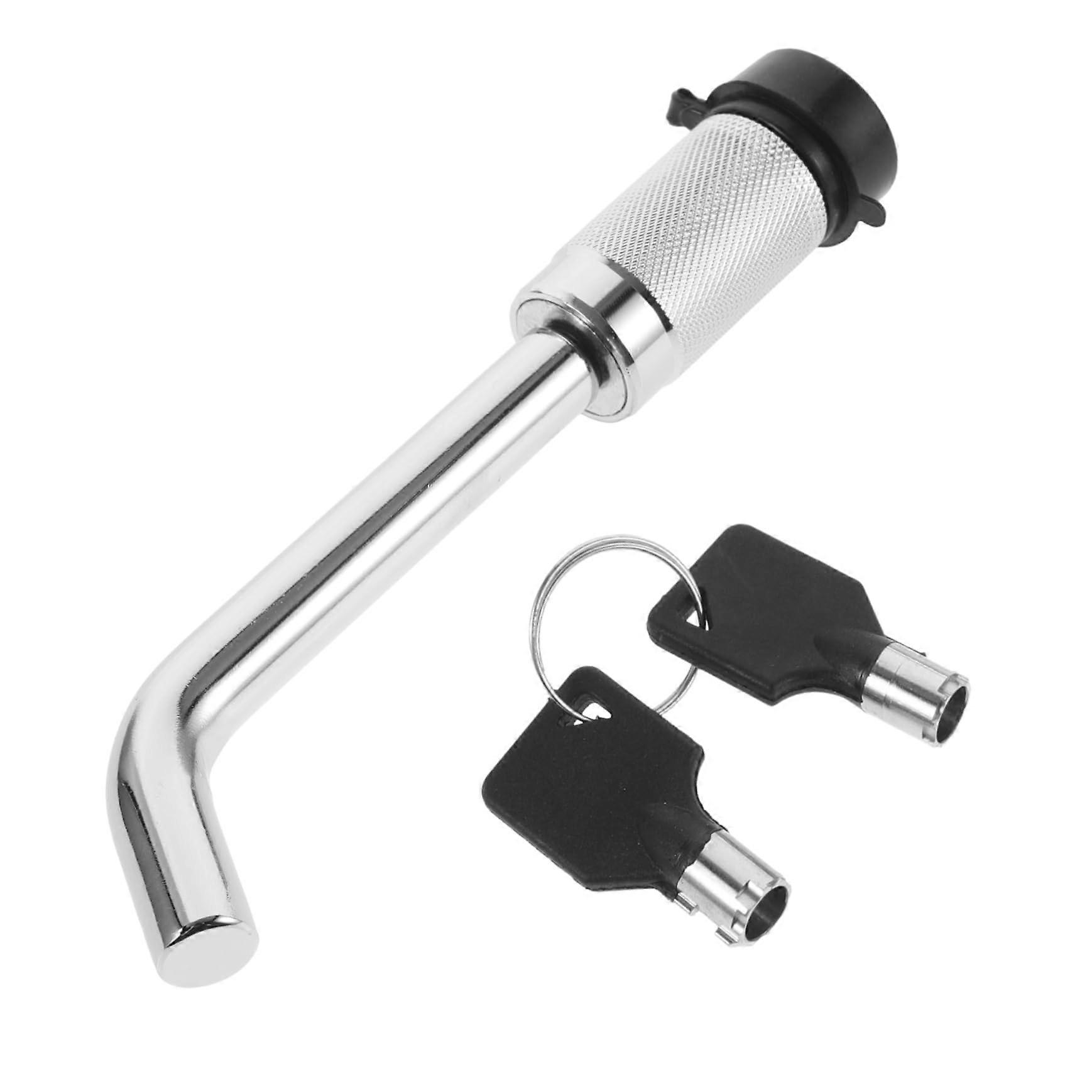 Cast Steel Tow Hitch Lock - Reliable Receiver Lock for Trailers and RVs, High Theft Protection, Durable for Harsh Environments