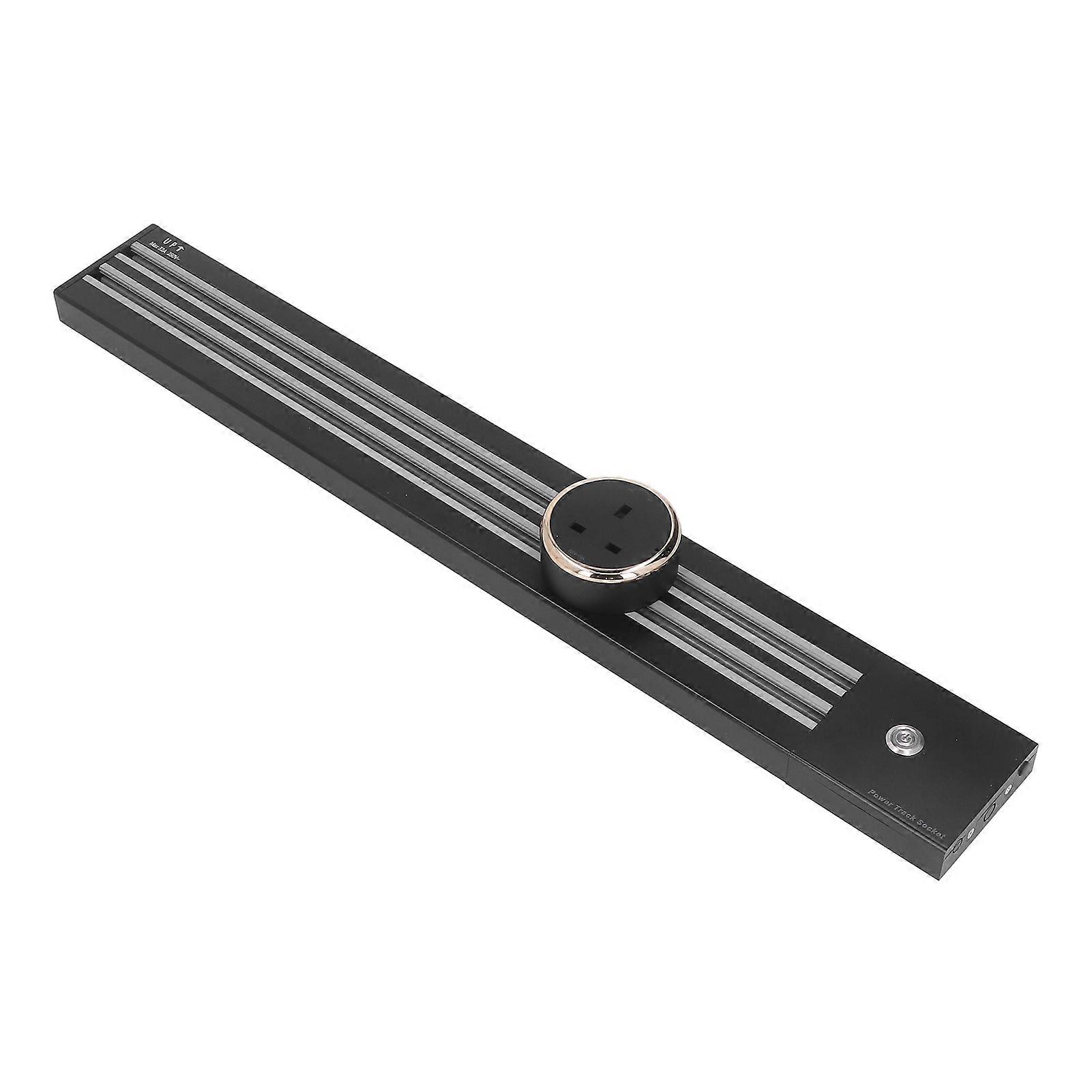Wall Mounted Removable Track Socket Double Slot 60cm Track and 3 Adapters  8000W 32A
