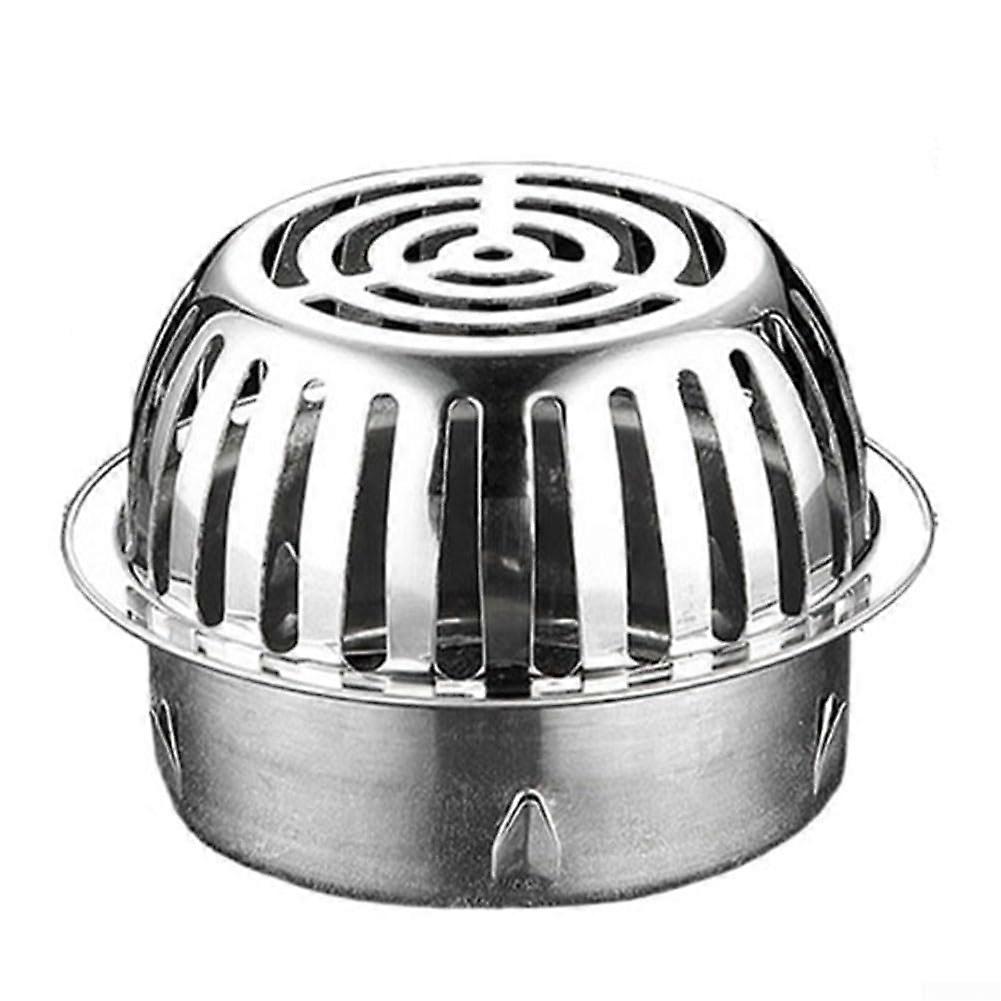 Advanced 304 stainless steel roof drain with thickened edges and secure buckle design for reliable use (150 mm)