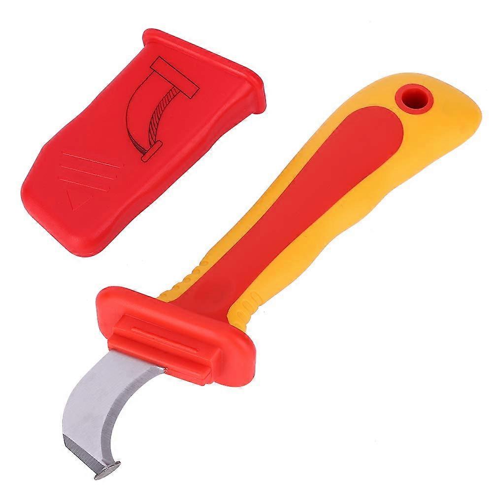 Insulation Electrician Knife, Antimagnetic Stripping Knife with Quick Tape Cable Stripper for IEC60900 Instruments