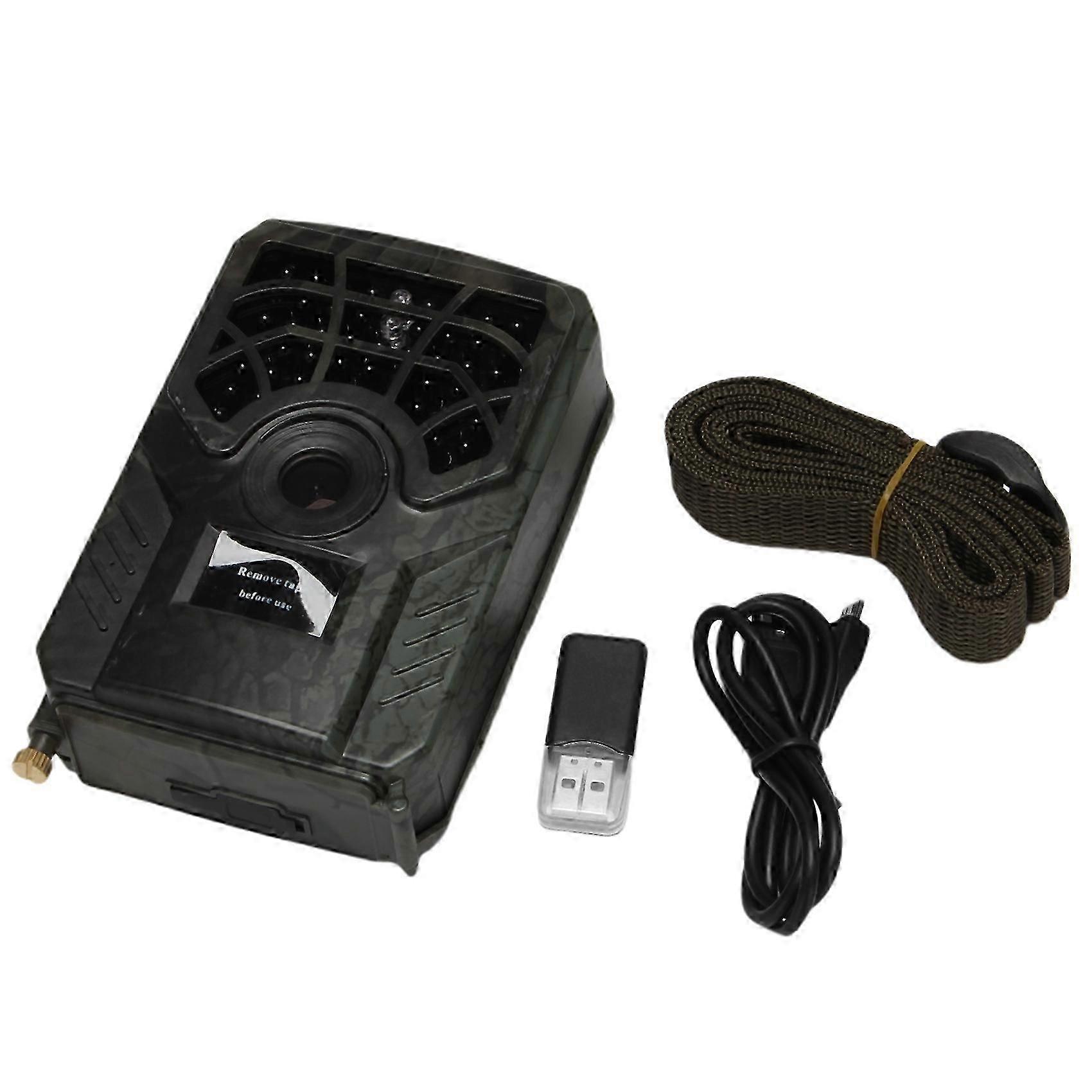 PR300C ハンティング カメラ、12MP、120 度センサー、ワイルドライフ トレイル用広角赤外線ナイトビジョン付き