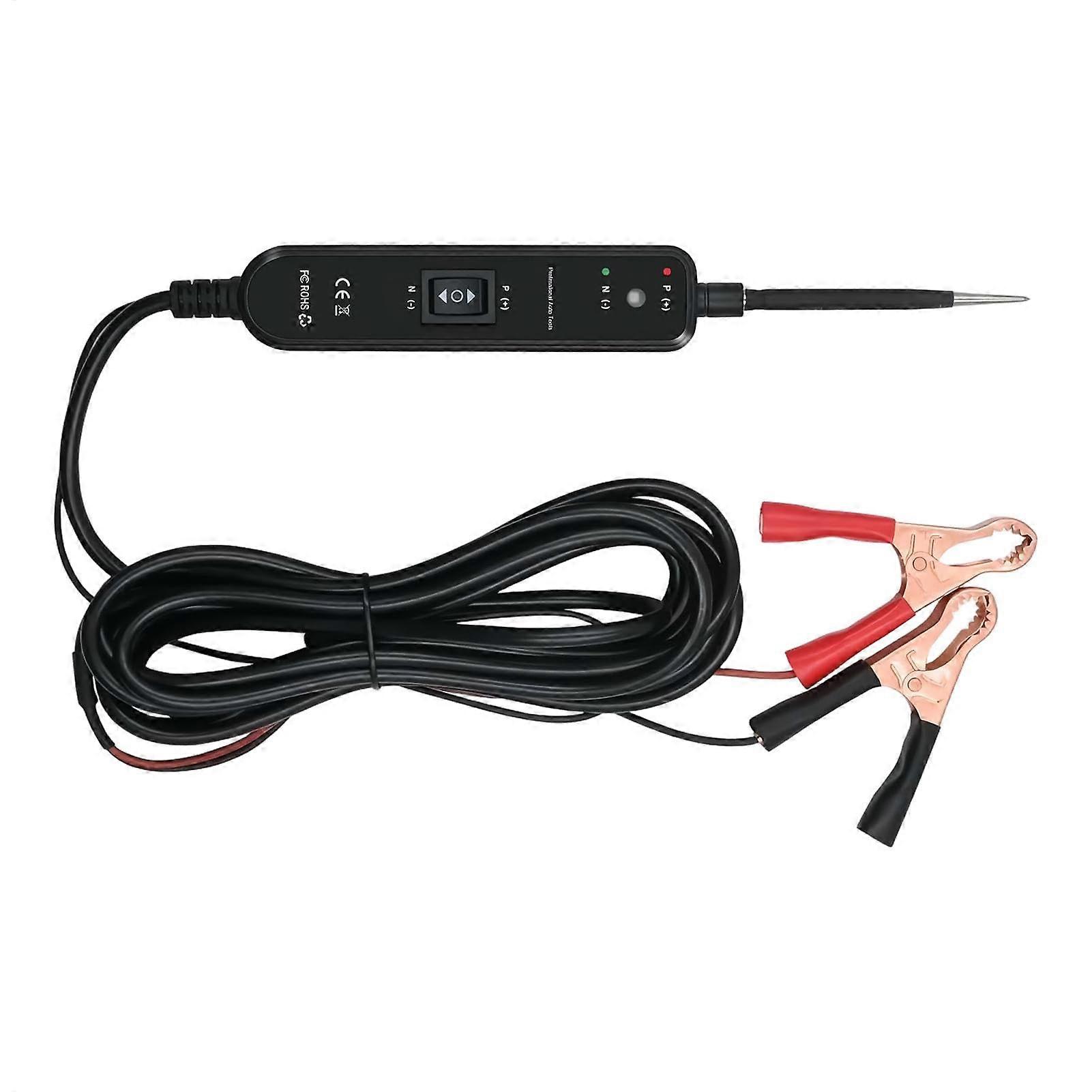 Voltage Tester Pen, Car Circuit Tester Portable With Overload Protection, Pocket Size, 12V-24V Compatible