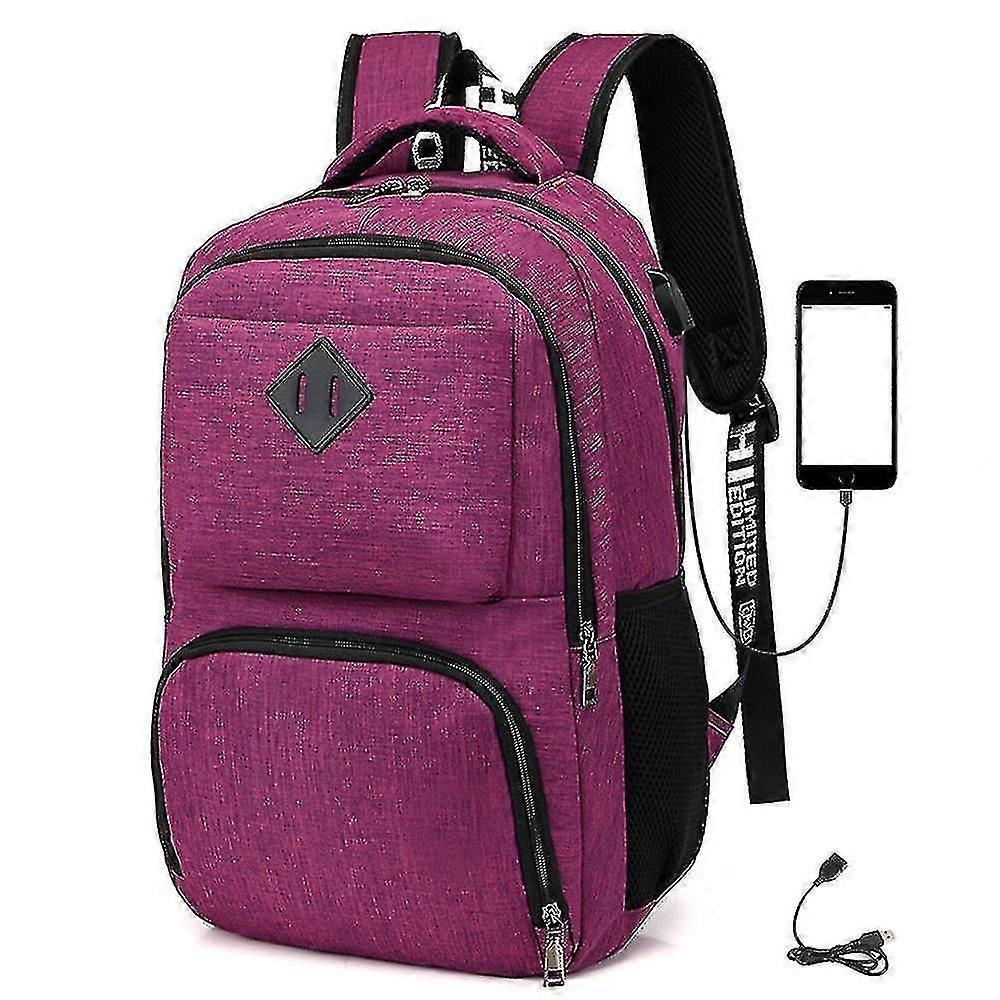 Backpacks Usb Charging Leisure Student School Bag