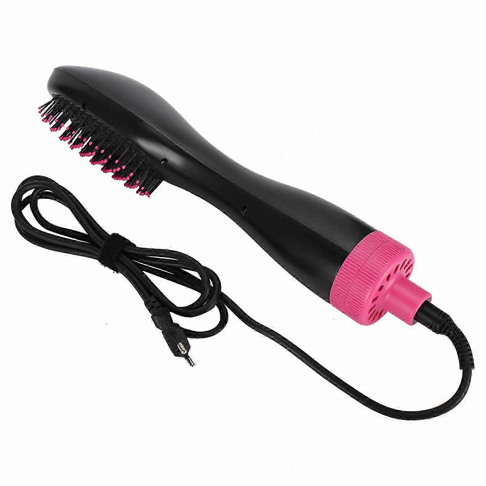 Adjustable Hair Styling Comb with Drying Function for Straightening and Blowing 220V EU Plug
