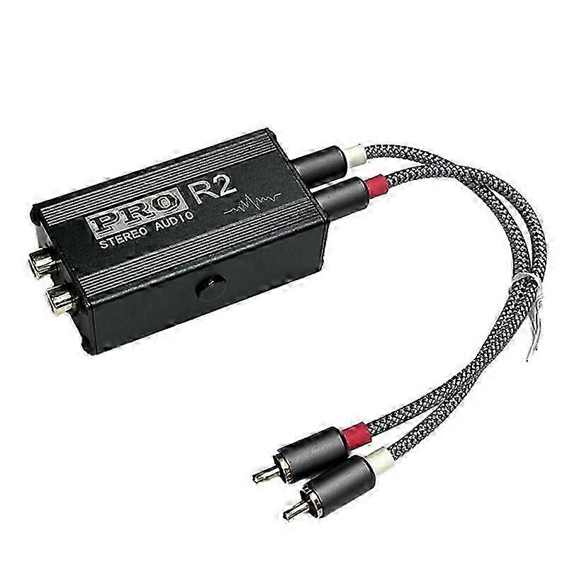 Ground Loop Audio Isolator Audio Noise Filter RCA Noise Suppressor Isolator Audio Signal Noise Reducer