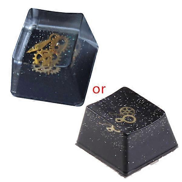 Handmade Custom OEM R4 Profile Resin Keycap for Cherry MX Switches Mechanical Keyboard RGB Translucent Resin Keycap