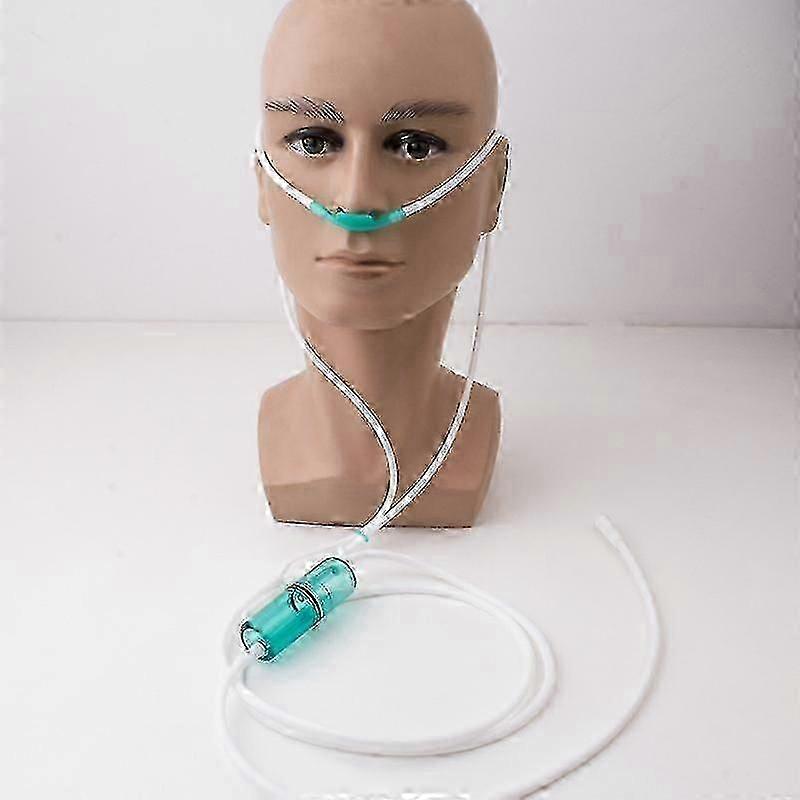 Elastic Silicone Nasal Oxygen Cannula - 1.5m Tube (Also Available in 5/3/2m) for aaa