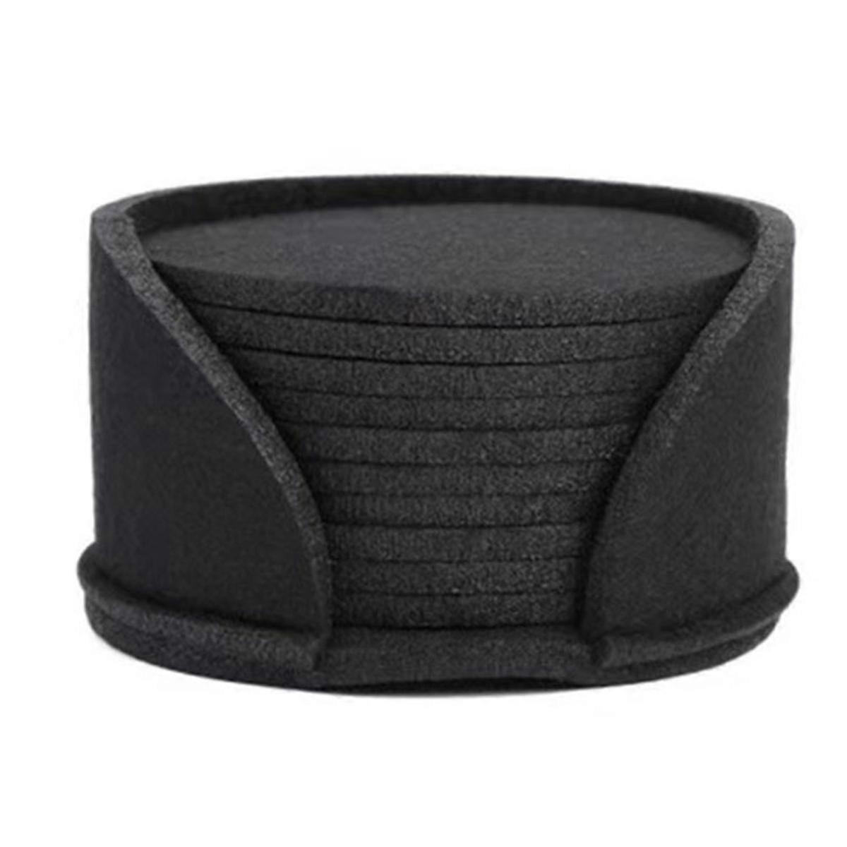 Coaster Dining Table Protector Pad Heat Resistant Cup Mat,Black