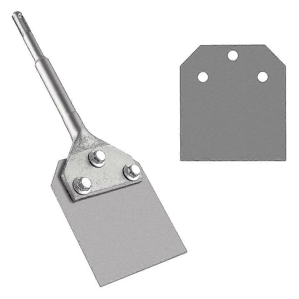 4 Inch Sds Plus Floor Scraper Kit, Tile Removal Tool Thinset Scalin...