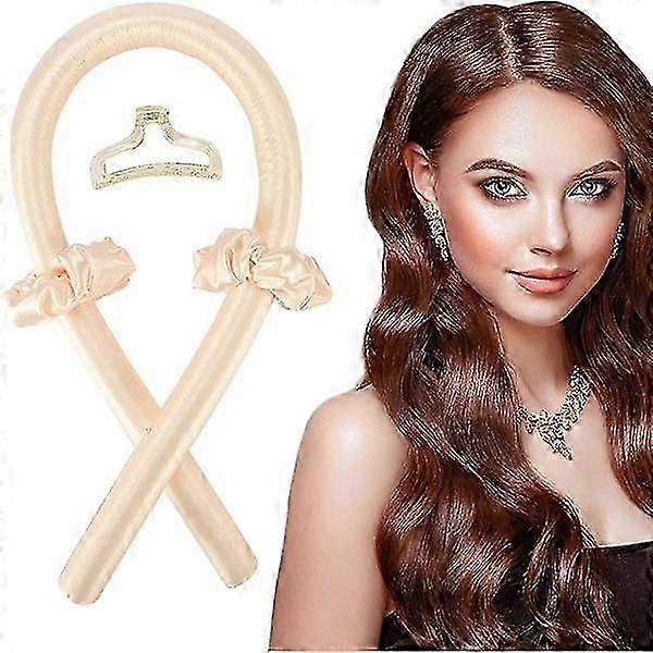 Heatless Curling Wand, Heatless Hair Curler Set, No-Heat Curling Styling Tool Cs fast