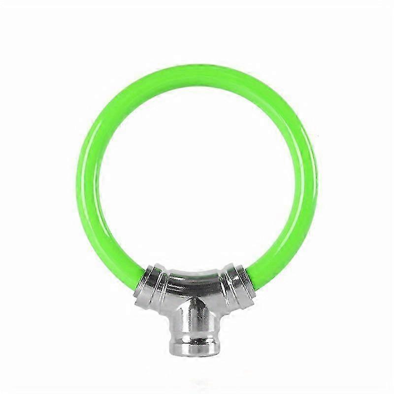 25-26 Bicycle Cable Ring Lock For Outdoor Cycing Anti-theft Zinc Alloy Lock Core Portable Security Cable Lock With 2 Key