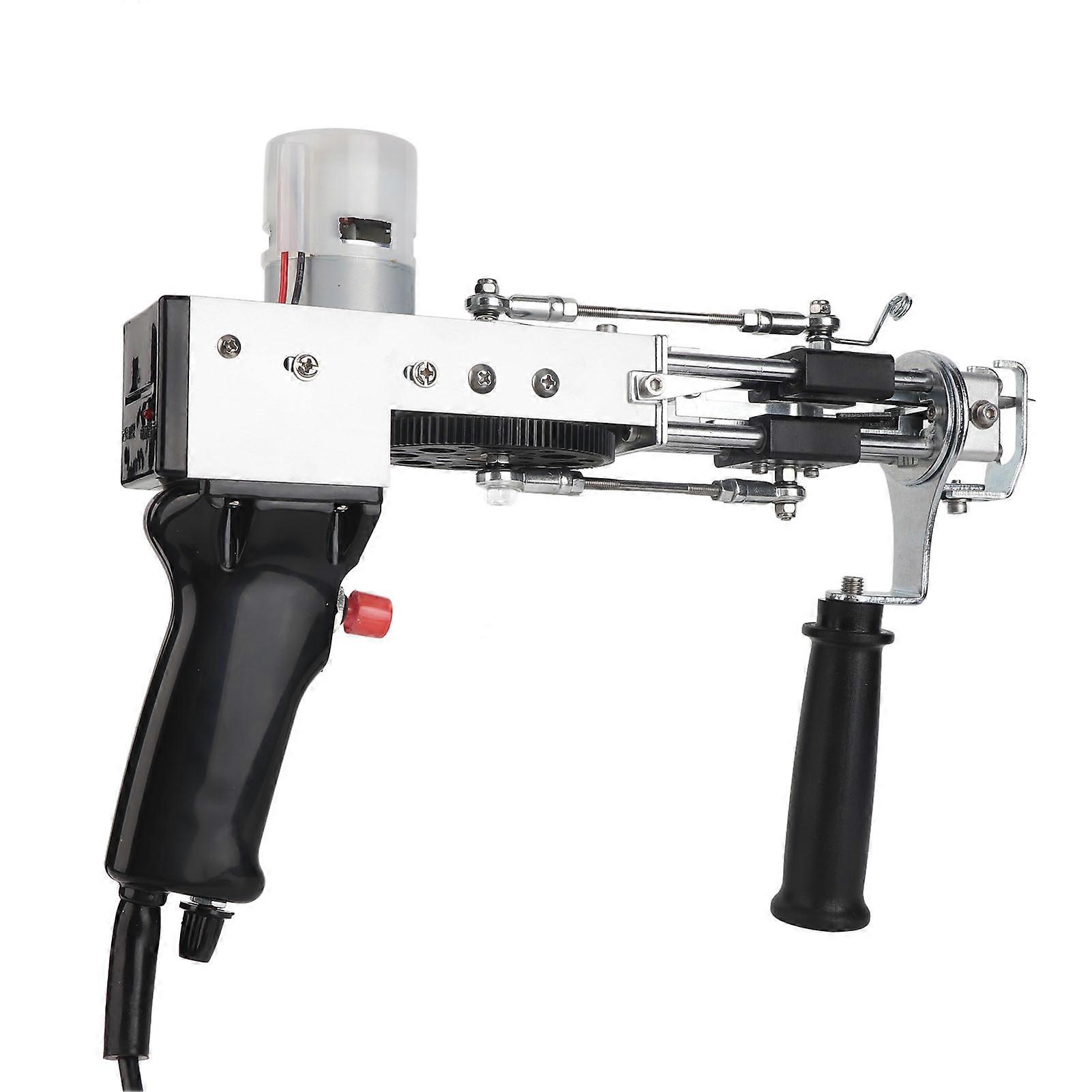 Carpet Weaving Machine Black Metal 31.5x22.5x11cm Dual Use AU Plug