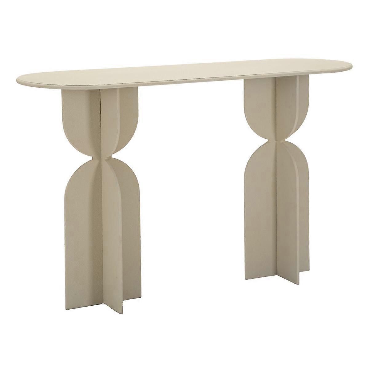 MF759 Table console, Beige, Métal, 120x40x75,5 cm