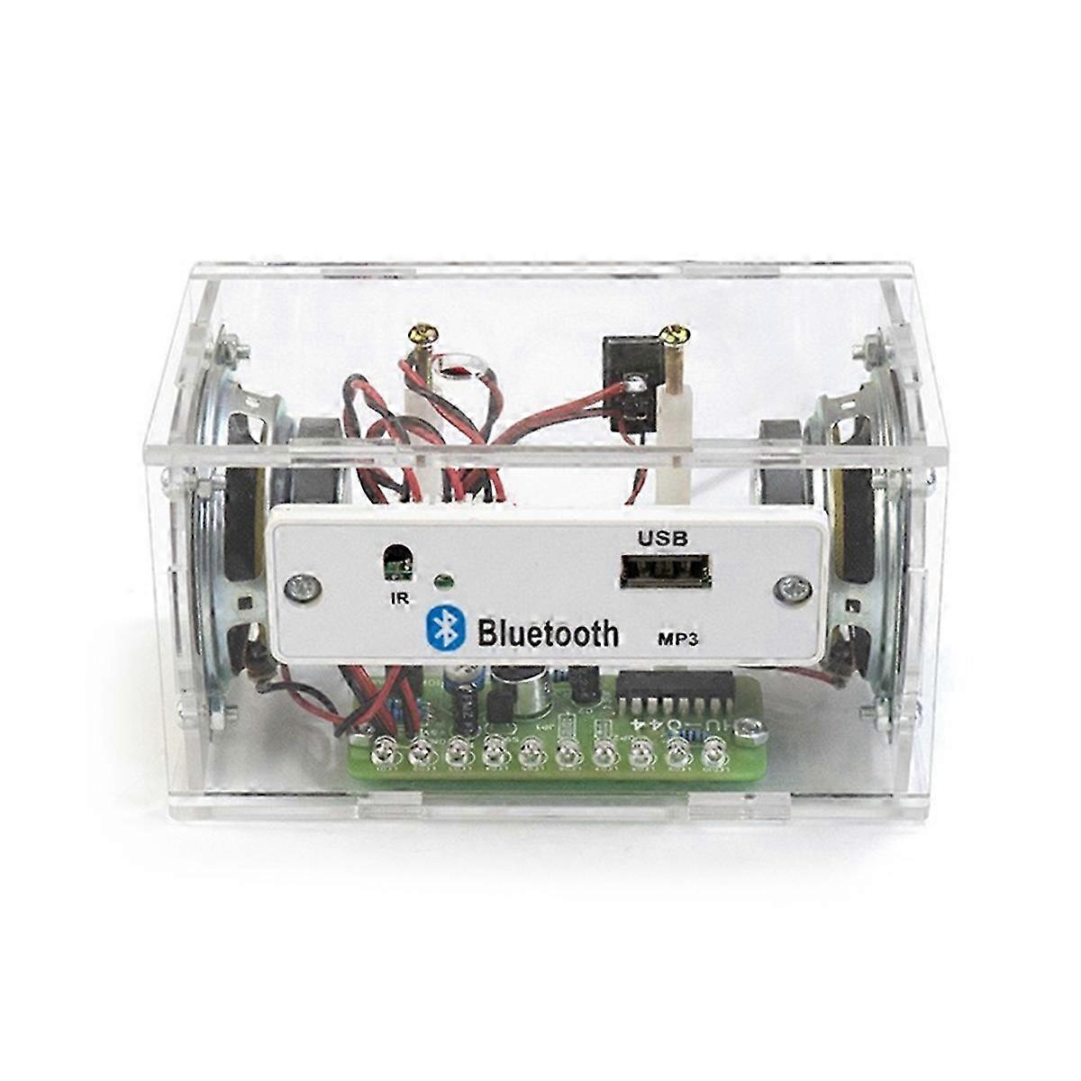 DIY Bluetooth Speaker Kit: Electronics Soldering Project for Teaching Practice, Bluetooth Stereo with Complete Kit