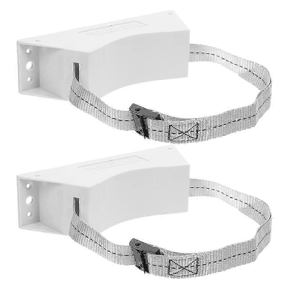 Gas Cylinder Bracket With Safety Chain For Oxygen Tanks In Laboratories And Industry Light Grey Color Securing Gas Cylinders 2Set