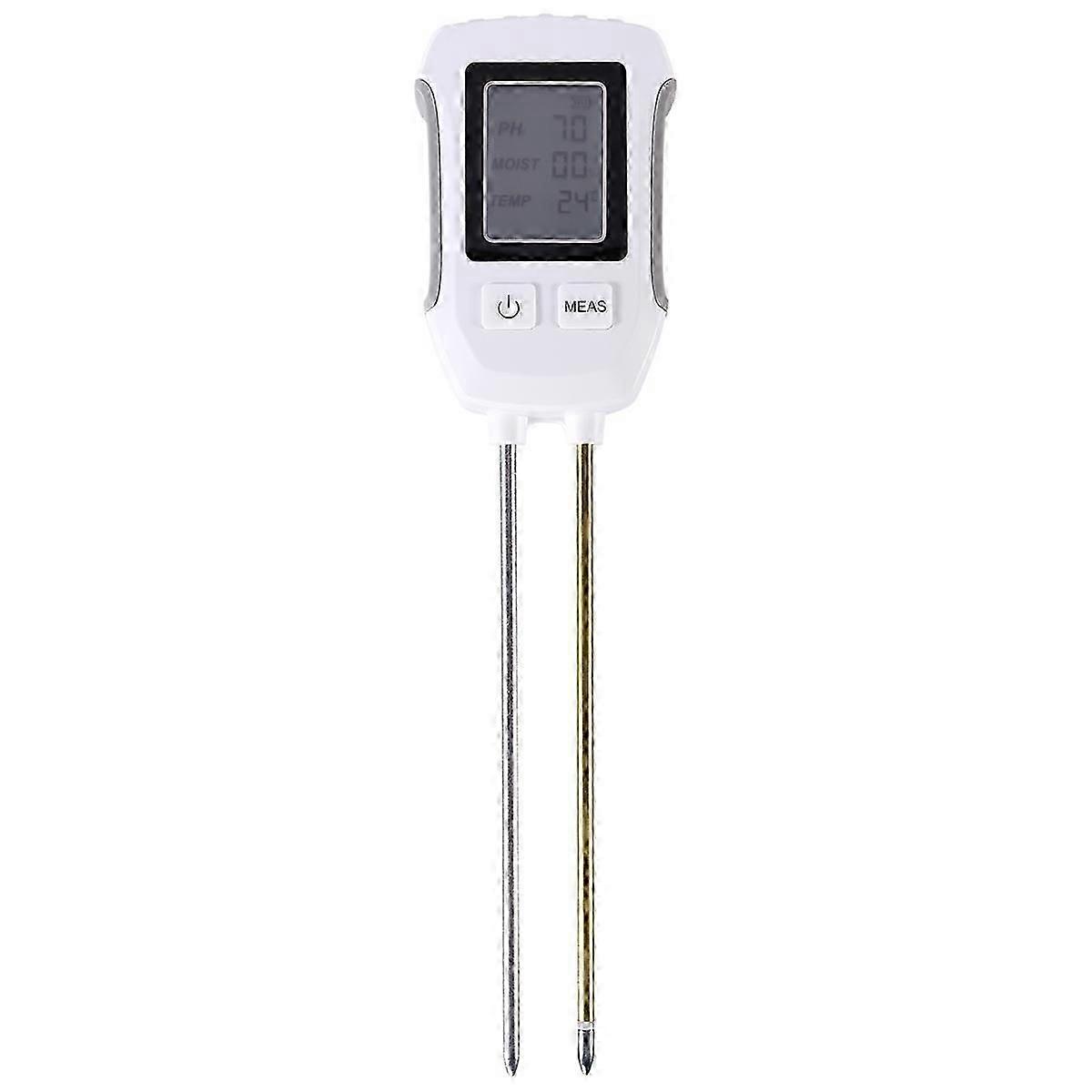 Soil Tester PH/Moisture/Temp Digital LCD Meter Heat- Sensor