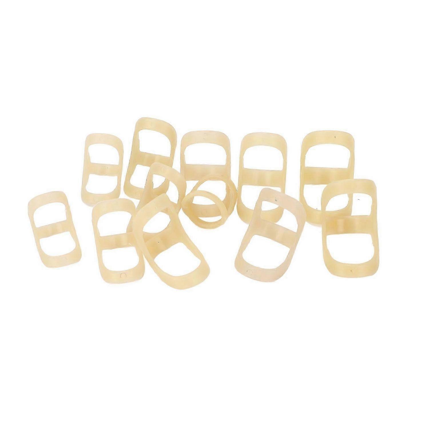 2025 Latest Model 12pcs Finger Splints Oval Finger Support Brace Plastic Finge...
