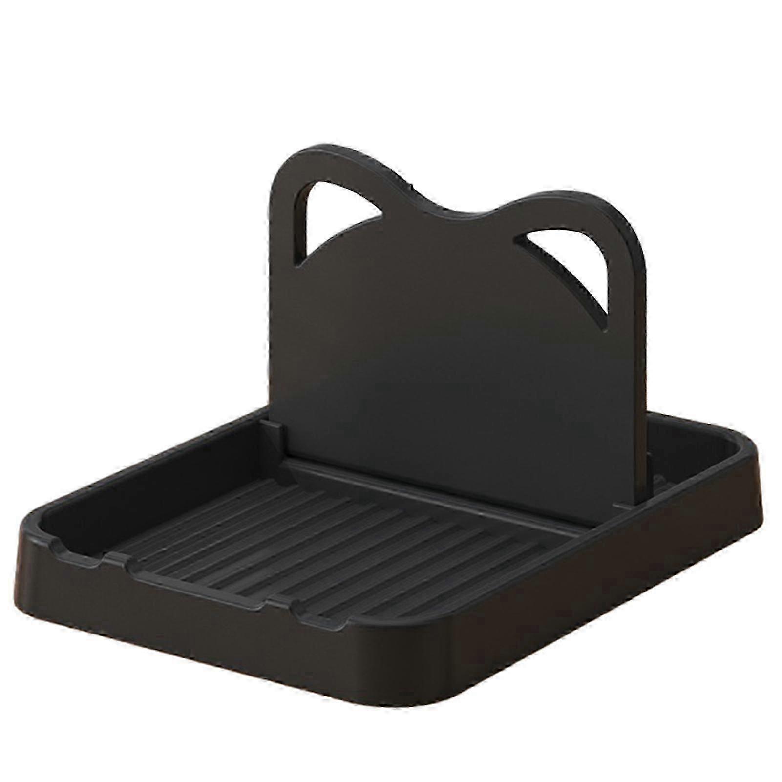 Simple Pot Lid Storage Rack Easy Cleaning Tableware Storage Shelf for Countertop