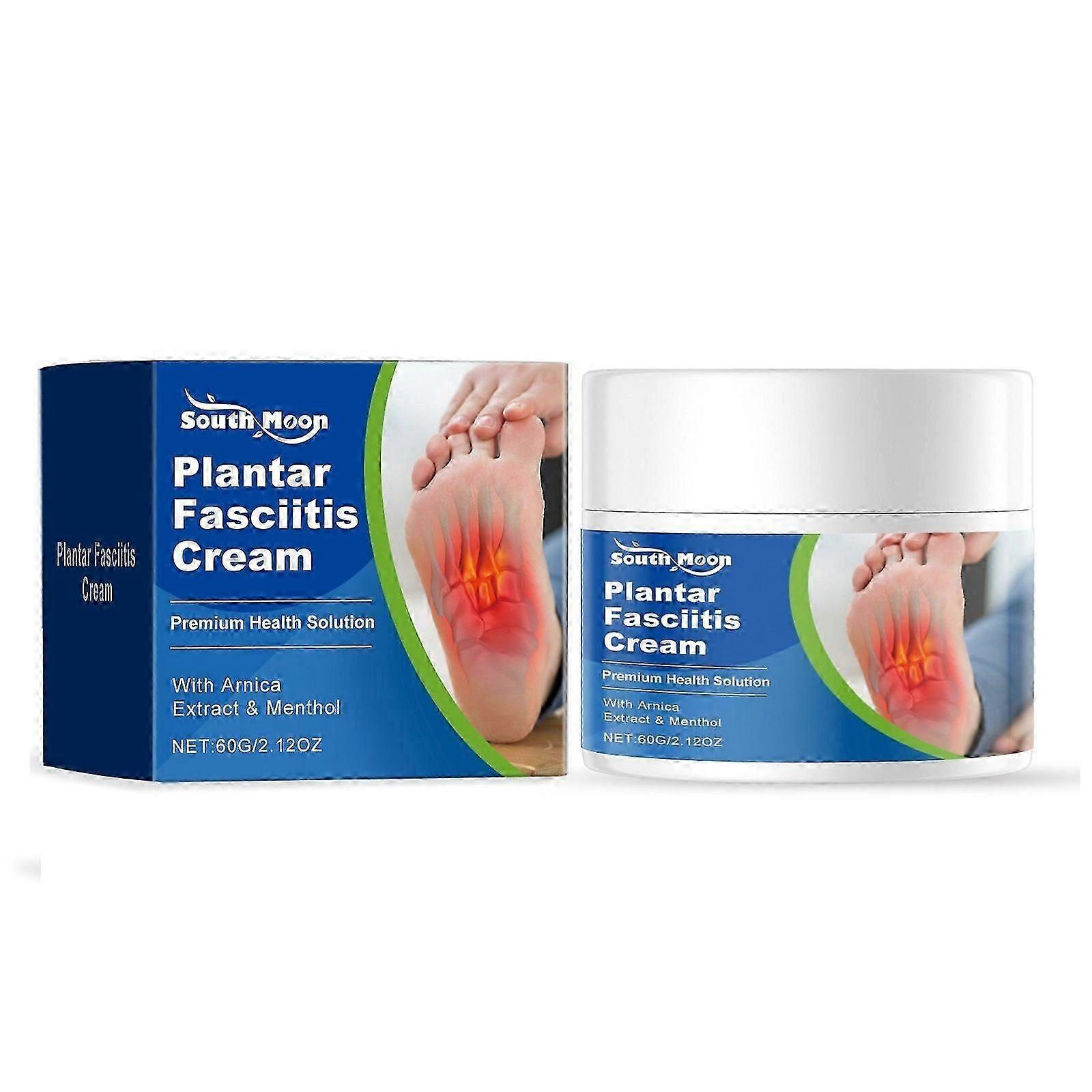 Natural Plantar Fasciitis Cream with Arnica Extract & Menthol Herbal Soothing Relief for Heel Spur, Foot & Joint Discomfort